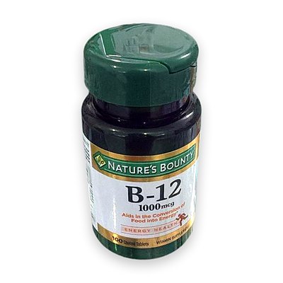 Nature's Bounty Vitamina B-12 1000 mcg